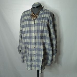 Long sleeve strip bluose